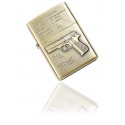 Zapalniczka benzynowa wzór Walther P88 gold