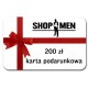 Karta podarunkowa shop4men o wartości 200 zł