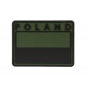 Emblemat patche flaga POLAND gaszona Olive Green