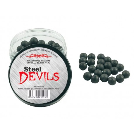 Kule gumowo-metalowe RAM Steel Devils .43 - 100 szt.