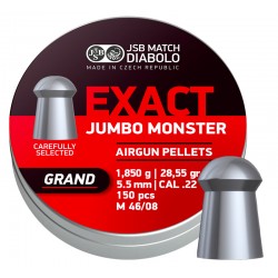 Śrut diabolo JSB Exact Jumbo Monster Grand 5,52 mm 150 szt.