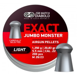 Śrut diabolo JSB Exact Jumbo Monster Light 5,52 mm 200 szt.