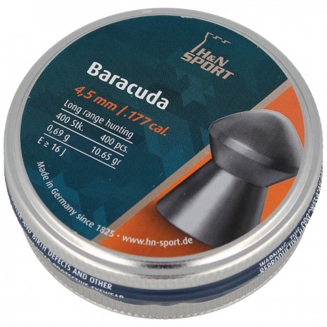 Śrut diabolo H&N Baracuda 4,5 mm 400 szt.