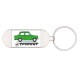 Brelok owalny samochód Fiat 126p - kolekcja Nostalgia PRL