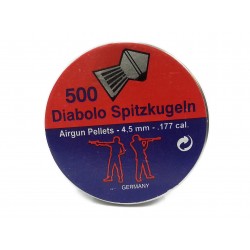 Śrut Spitzkugeln Diabolo 500 szt. 4,5 mm