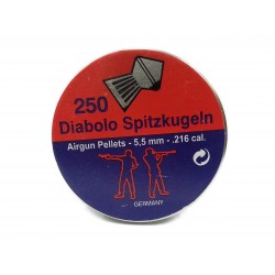 Śrut Spitzkugeln Diabolo 250 szt. 5,5 mm