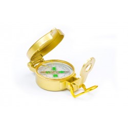 Kompas składany busola złoty k14-6